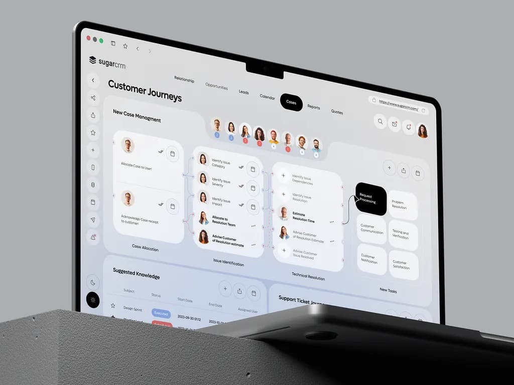 CRM Dashboard Portal